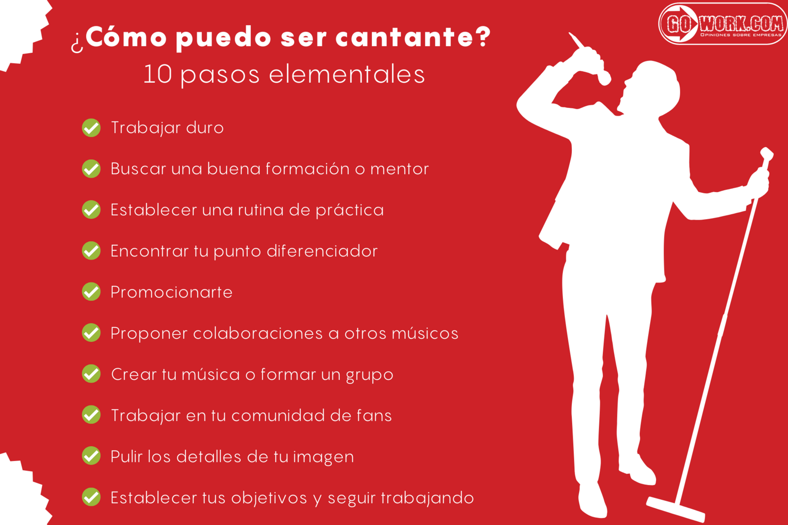 Cómo puedo ser cantante y tener una carrera de éxito | Blog GoWork ES