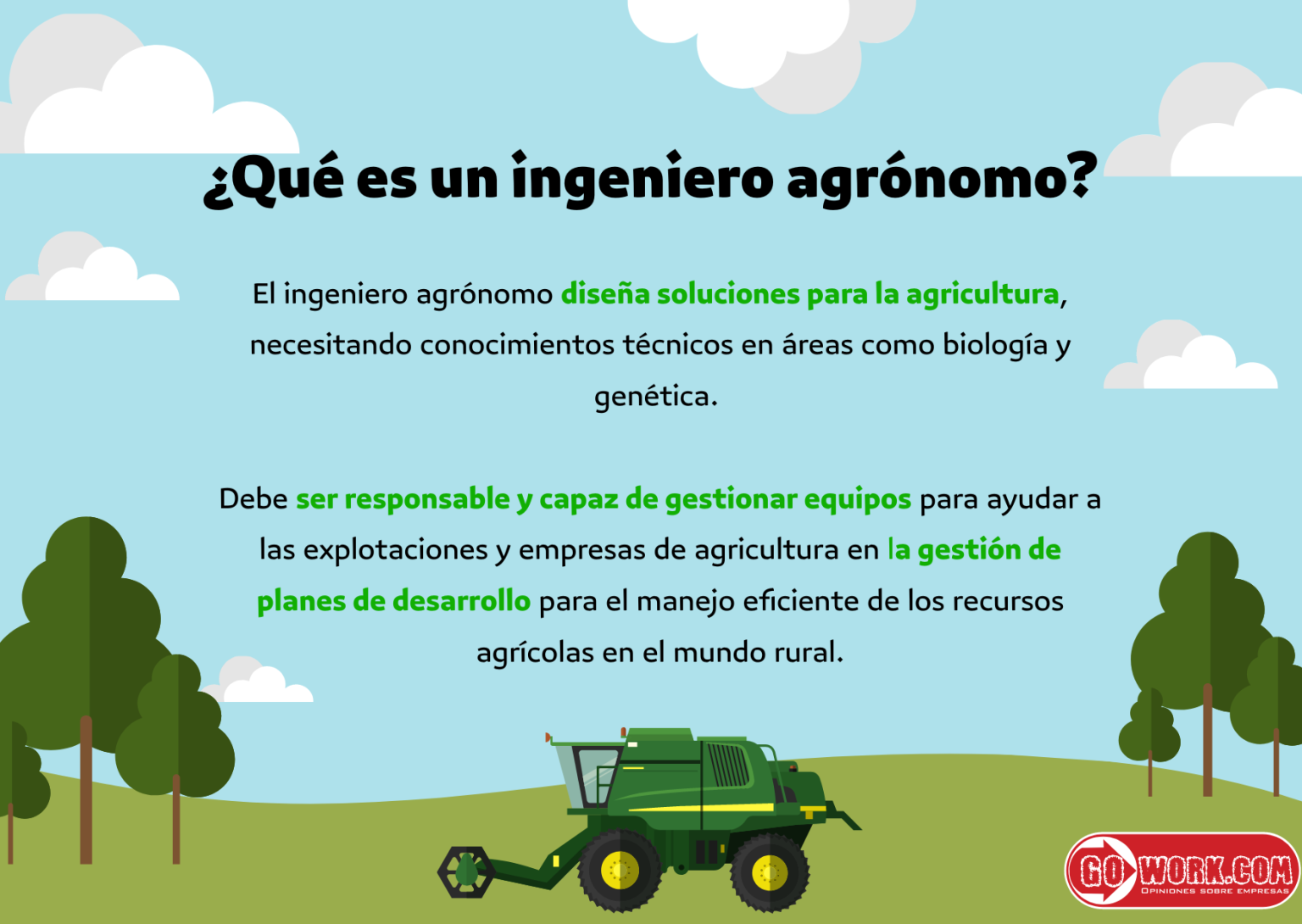 ¿Qué es un ingeniero agrónomo? Requisitos y funciones | Blog GoWork ES