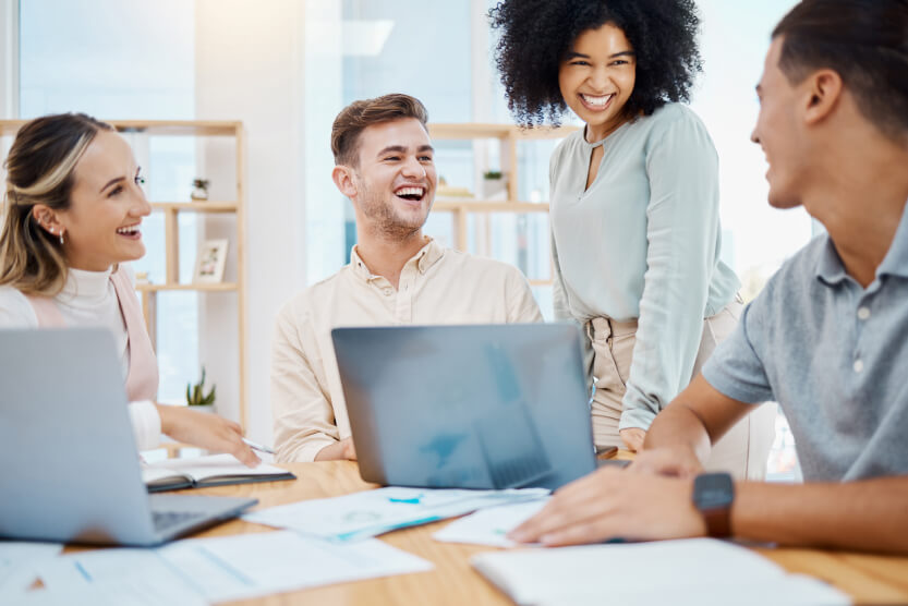 empleados que disfrutan trabajando para la empresa que eligieron gracias a GoWork