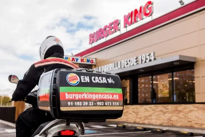 cuánto cobra un repartidor de Burger King
